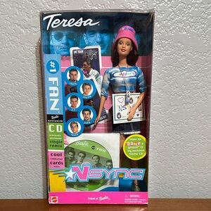 Vintage New Mattel 2000 NSYNC #1 Fan Teresa Friend of Barbie fashion Doll